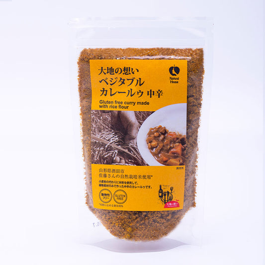 Earth's Feelings Rice Flour Curry Roux (Medium Spicy) 