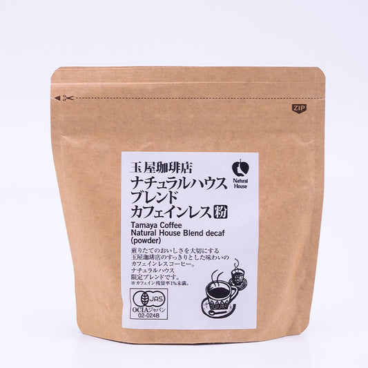 Tamaya Coffee Shop Natural House Blend Decaffeinated (Powder)