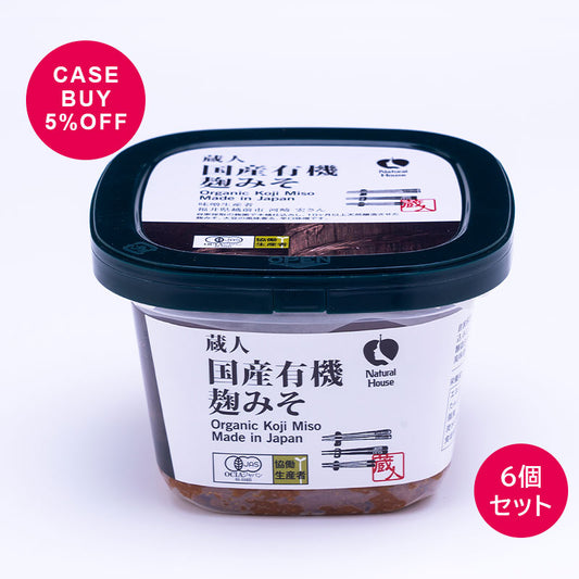 CaseBuy NH有機麹みそ600g6個セット