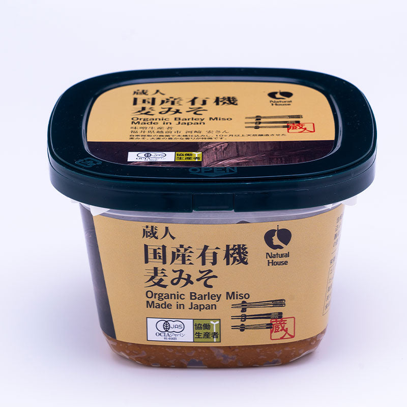 NH国産有機麦みそ 600 g