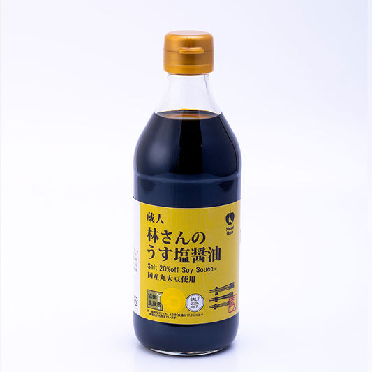 NH Hayashi-san Light Salt Soy Sauce 360ml 