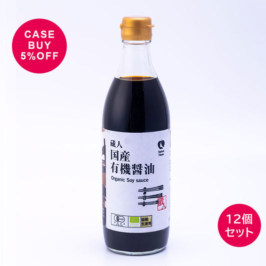 CaseBuy NH Japanese Organic Soy Sauce 500ml 12-pack 