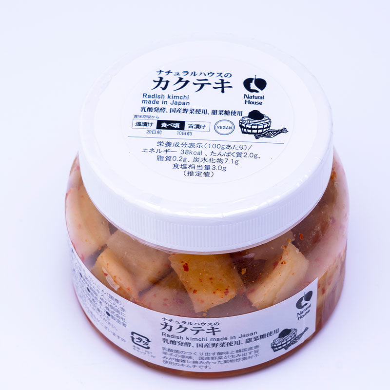 【冷蔵】ビーガン カクテキ400g（水・土のみ入荷）