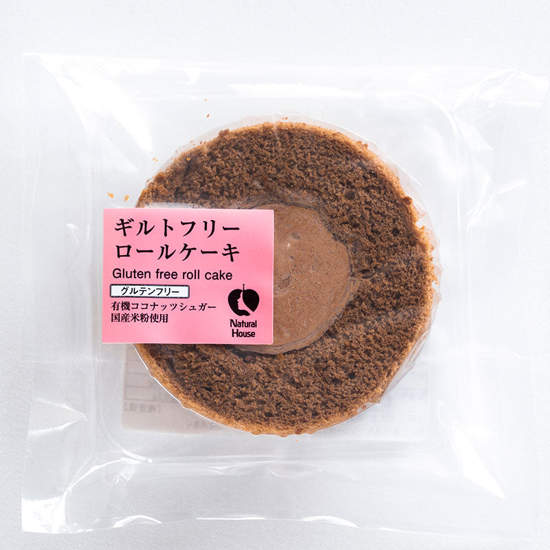 【冷蔵】国産米粉のロールケーキチョコ（水・土のみ入荷）