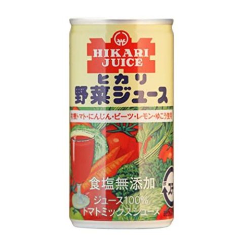 Hikari Vegetable Juice Unsalted [190g] 