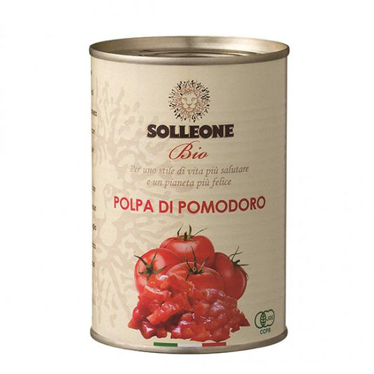 Solleonebio Organic Diced Tomatoes 