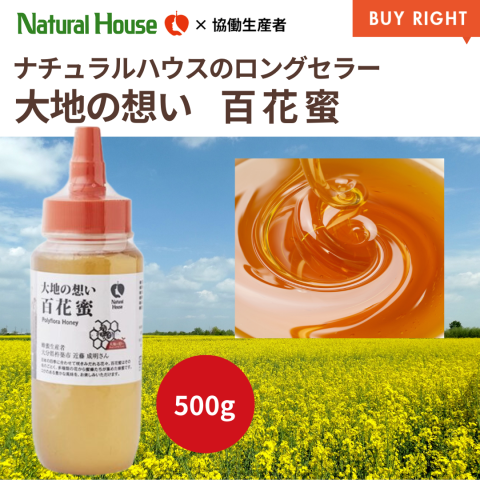 ロングセラー　百花蜂蜜500g