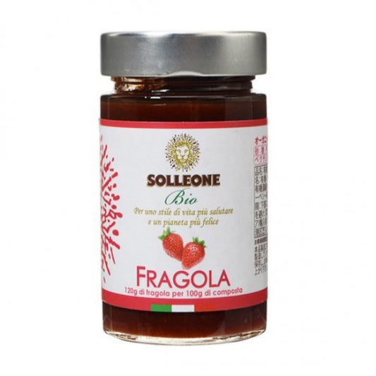 Sol Leone Organic Fruit Spread Strawberry 220g 