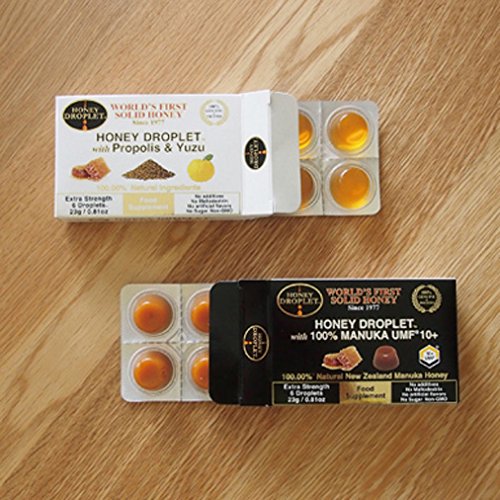 Honey Droplets Yuzu &amp; Propolis 23g (6 capsules) 