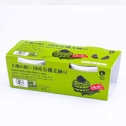 [Refrigerated] Daichi no Omoi (Feelings of the Earth) Domestically Grown Organic Wheat Natto 