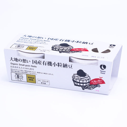 [Refrigerated] Daichi no Omoide (The Earth's Feelings) Domestically Grown Organic Small Grain Natto