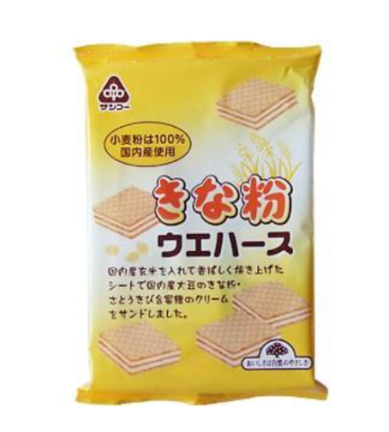 Soybean flour wafers 