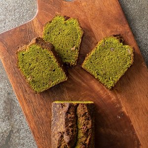 Kijima Organic Matcha and Walnut Cake (Slice) 