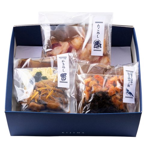 [Frozen] Kijima ASC certified/MSC certified seasoned rice set, 3 types assorted (93015) 