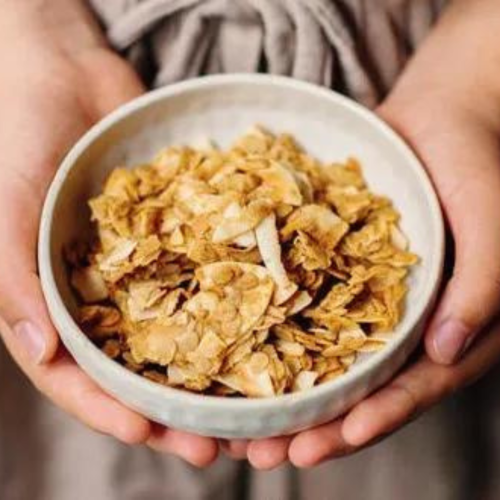 [No flour or refined sugar] NH Guilt-free coconut chip granola 