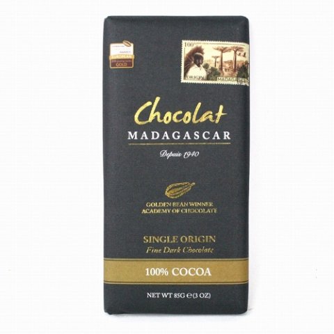 [Refrigerated] Chocolat Madagascar 100% dark chocolate (shipped refrigerated only during the summer) 