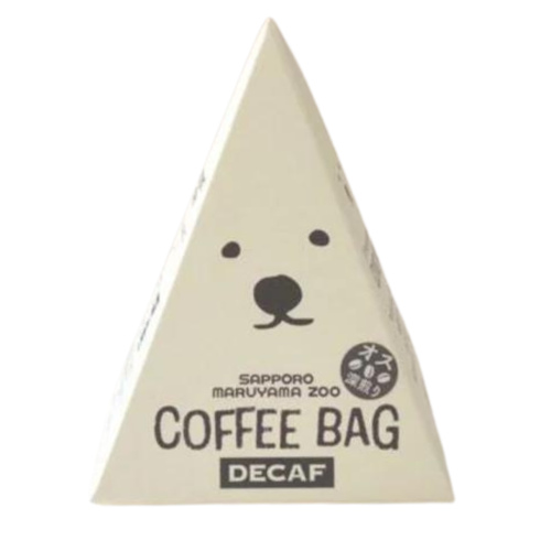 Shirokuma Cafe Decaf Coffee Bags for Bottled Male (Dark Roast) 