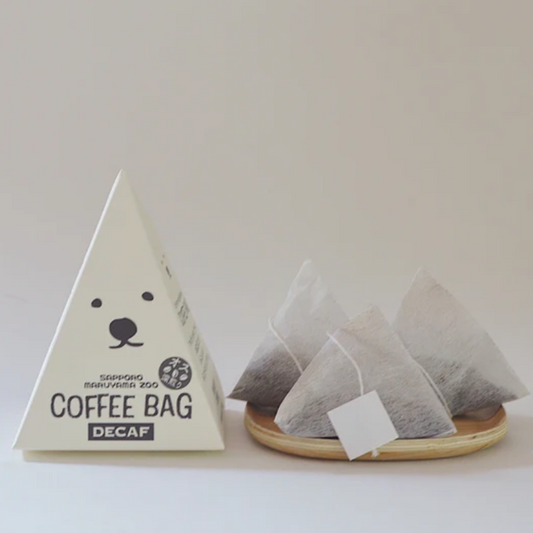 Shirokuma Cafe Decaf Coffee Bags for Bottled Male (Dark Roast) 