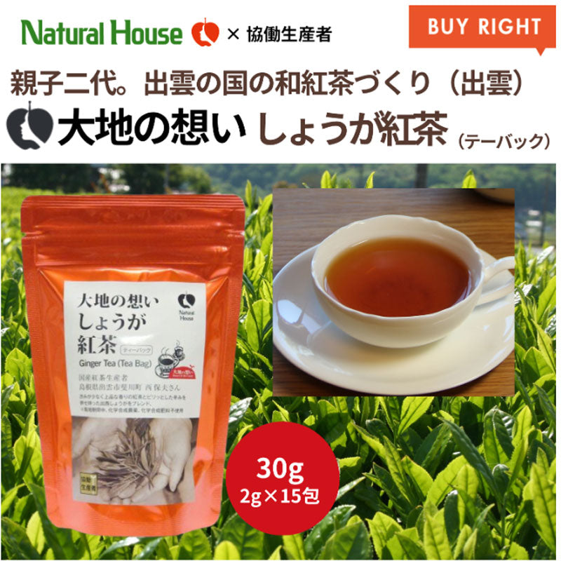 【冬季商品】NH西さんのしょうが紅茶(リーフ)